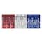 Beistle 30" x 14ft. Red, Silver & Blue Metallic Table Skirting